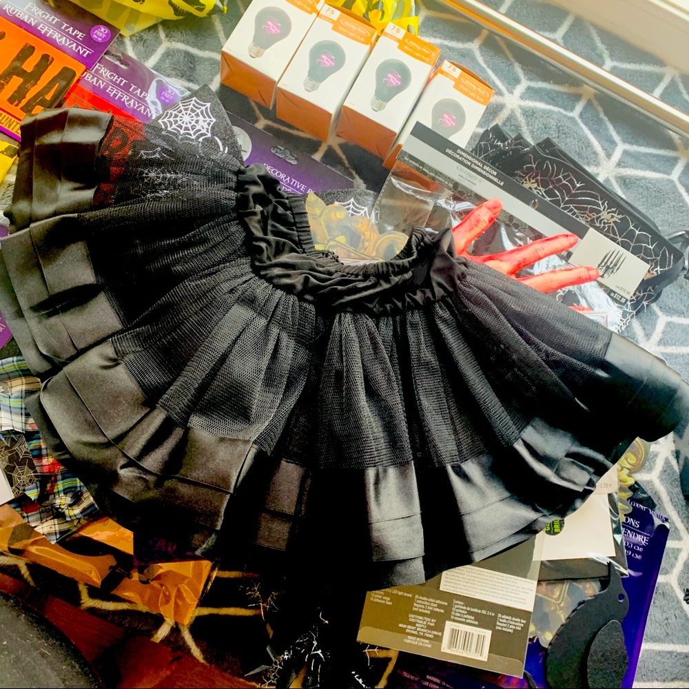 Black tutu, petticoat